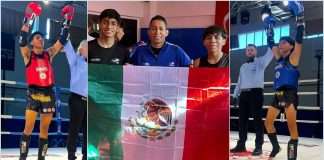 Los mexicanos Marlon Jiménez y Alan Uribe vencen a los locales en la Copa Abierta de Muaythai Antalya 2026 Collage de la victoria de Marlon Jiménez y Alan Uribe en la Copa Abierta de Muaythai Antalya 2026 junto a su entrenador