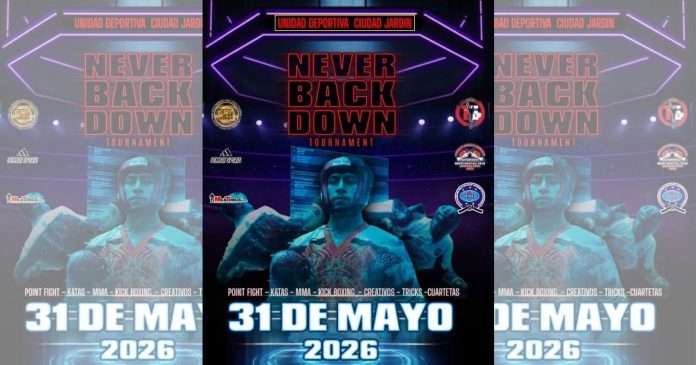 Sede oficial del Never Back Down Tournament 2026 en Ciudad Jardín Bicentenario, Nezahualcóyotl