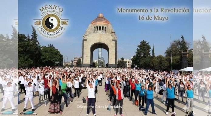 El Monumento a la Revolución recibirá la Mega Clase de Taichi 2026 Cientos de personas en la Mega Clase de Taichi en el Monumento a la Revolución