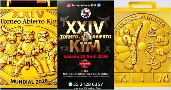 En Tiempo y Forma, Abierto KIM 2026 revela medallas conmemorativas de colección Medallas cuadradas y póster oficiales del XXIV Torneo Abierto KIM 2026