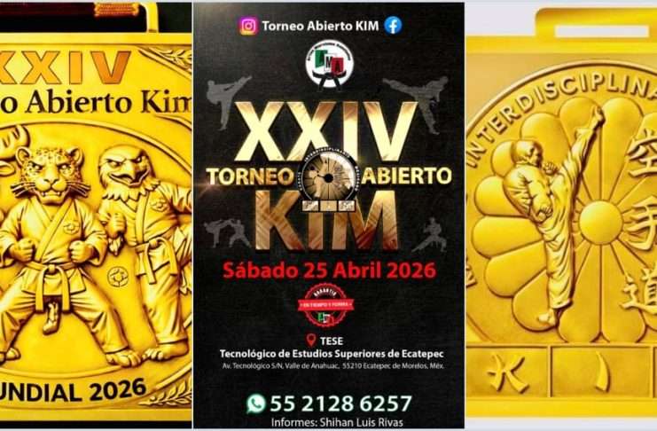 “En Tiempo y Forma”, Abierto KIM 2026 revela medallas conmemorativas de colección Medallas cuadradas y póster oficiales del XXIV Torneo Abierto KIM 2026