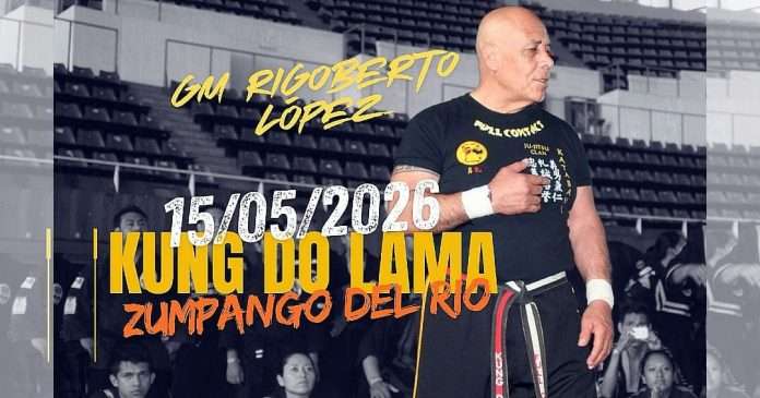 GM Rigoberto López, leyenda de las artes marciales mexicanas, en seminario de Kung Do Lama en Guerrero