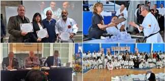 Grupo Dohai continúa su labor de apoyo de las artes marciales desde la academia, historia y homenaje a grandes maestros Maestros del Grupo Dohai y familiares de homenajeados en el Festival de Artes Marciales