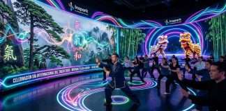 Misticismo y tecnología en Celebración del Día Internacional del Taichi en Inspark y experiencia inmersiva Experiencia inmersiva de Taichi y Qigong en Inspark Plaza Carso por el Día Internacional del Taichi