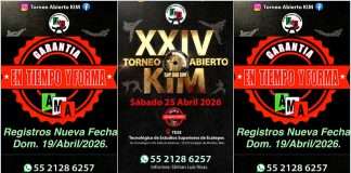 Torneo Abierto KIM 2026 anuncia prórroga para el cierre de registros Anuncio de prórroga para inscripciones al XXIV Torneo Abierto KIM 2026