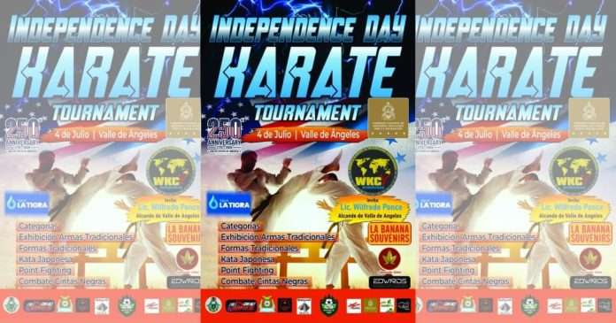 El Independence Day Tournament Open Karate 2026 convertirá a Honduras en el epicentro marcial Póster oficial del Independence Day Tournament Open Karate 2026 en Honduras