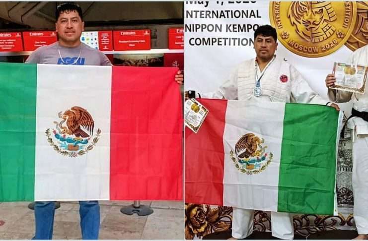 El hidalguense Williams Hernández conquista plata del International Nippon Kempo Competition Moscú Williams Hernández de Lucio con medalla de plata en competencia de Nippon Kempo en Rusia