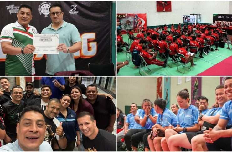 Histórica profesionalización en 1er. Congreso Nacional para Jueces y Entrenadores de Kickboxing Participantes del 1er Congreso Nacional para Entrenadores y Jueces de Kickboxing en la CONADE