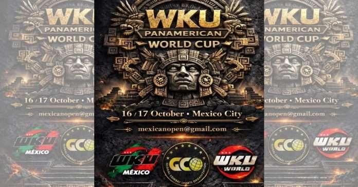 La CDMX será sede del 3 Campeonato Panamericano WKU World 2026 Convocatoria oficial para el 3º Campeonato Panamericano WKU World 2026 en la CDMX