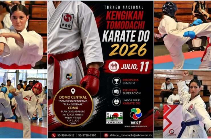 Para demostrar la fraternidad y el alto nivel competitivo: Se alista el Torneo Nacional Kengikan Tomodachi 2026 en la CDMX Póster oficial y galería de combates del Torneo Nacional Kengikan Tomodachi 2026 de Karate-Do en la CDMX.