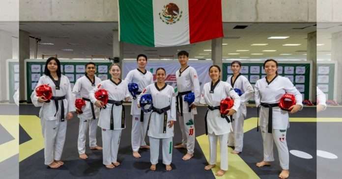 Integrantes de la Selección Mexicana de ParaTaekwondo rumbo al Panamericano en Brasil 2026