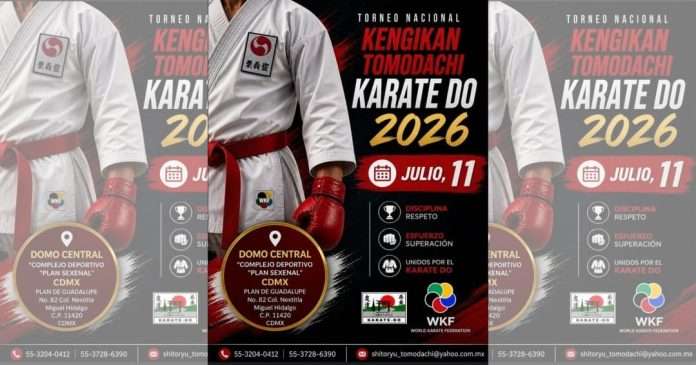 Ya se tiene Convocatoria, Programa y Póster Oficial del Torneo Nacional Kengikan Tomodachi 2026 Ya se tiene Convocatoria, Programa y Póster Oficial del Torneo Nacional Kengikan Tomodachi 2026