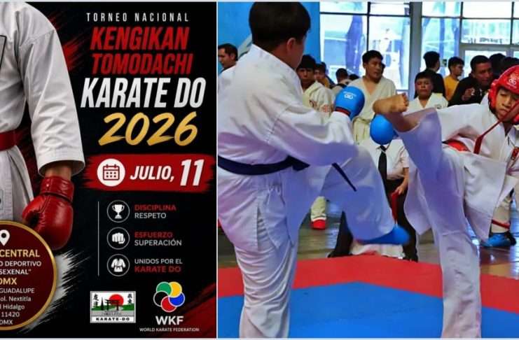 A un mes de la cita, más escuelas se preparan para el Torneo Nacional Kengikan Tomodachi 2026 Póster oficial y preparativos para el Torneo Nacional Kengikan Tomodachi 2026 de Karate en la CDMX.