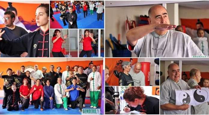 Cátedra de linaje y energía, en enriquecedor Seminario Introductorio de Taijiquan Estilo Chen en CDMX Dr. Héctor López Calderón impartiendo el Seminario Introductorio de Taijiquan Estilo Chen en la CDMX