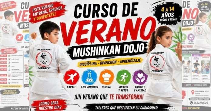 Cursos de verano, Mushinkan Dojo Ajusco presenta un programa integral de Karate, ciencia y cocina para niños El programa de Karate Mushinkan JKA en el sur de la CDMX combina disciplina marcial con talleres de cocina y ciencia.