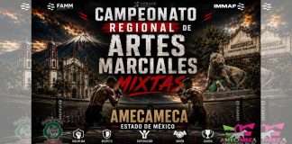 El próximo fin de semana será Campeonato Regional de Artes Marciales Mixtas Amecameca El Estado de México recibirá a los mejores peleadores de la zona centro en busca del boleto internacional.