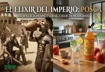 El secreto de los gladiadores: ¿Qué era la “Posca” y cómo se hidrataban los guerreros antiguos? Representación histórica de la Posca, la bebida de hidratación de los gladiadores y legionarios romanos.