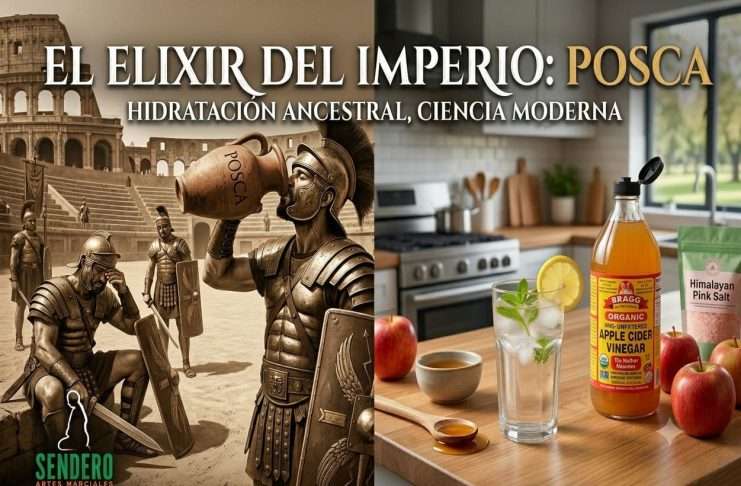 El secreto de los gladiadores: ¿Qué era la “Posca” y cómo se hidrataban los guerreros antiguos? Representación histórica de la Posca, la bebida de hidratación de los gladiadores y legionarios romanos.