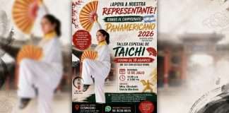 Elegancia marcial con causa en Taller Especial de Taichí con abanico estilo Yang en la CDMX Póster oficial del Taller Especial de Taichí con abanico estilo Yang impartido por la seleccionada nacional Elizabeth García.