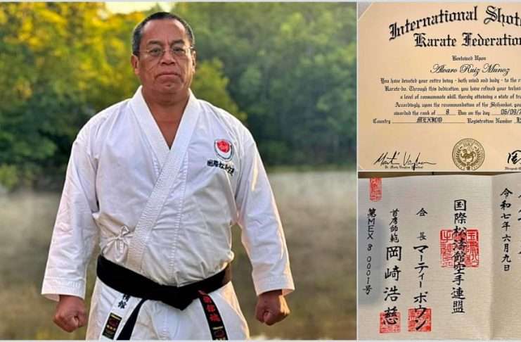 Shihan Álvaro Ruiz Muñoz recibe certificación de 8° Dan de Karate en el Master Camp ISKF 2026 Un logro histórico para México y Latinoamérica: Shihan Álvaro Ruiz Muñoz consolida más de 40 años de trayectoria ininterrumpida.