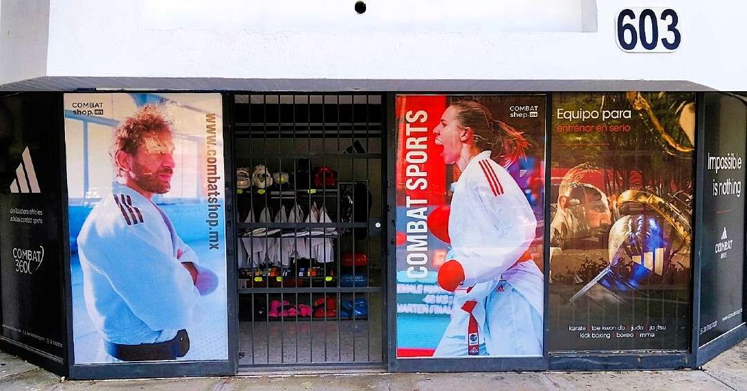 Adidas Combat Shop, Av. Arcos 603, Colonia Jardines del Bosque, Guadalajara, Jalisco.