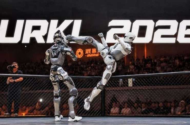 Arrancó en China la liga de combate de robots humanoides URKL Arrancó en China la liga de combate de robots humanoides URKL