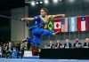 Buenos Aires será sede del histórico doble Campeonato Panamericano de Wushu y Kungfu 2026 Atleta de alto rendimiento ejecutando una rutina de Taolu con espada en un torneo panamericano.