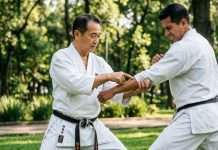Clase Especial de Kyusho Jutsu, defensa personal sobre puntos energéticos, en la CDMX Demostración técnica de puntos energéticos en la Clase Especial de Kyusho Jutsu.