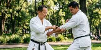 Clase Especial de Kyusho Jutsu, defensa personal sobre puntos energéticos, en la CDMX Demostración técnica de puntos energéticos en la Clase Especial de Kyusho Jutsu.