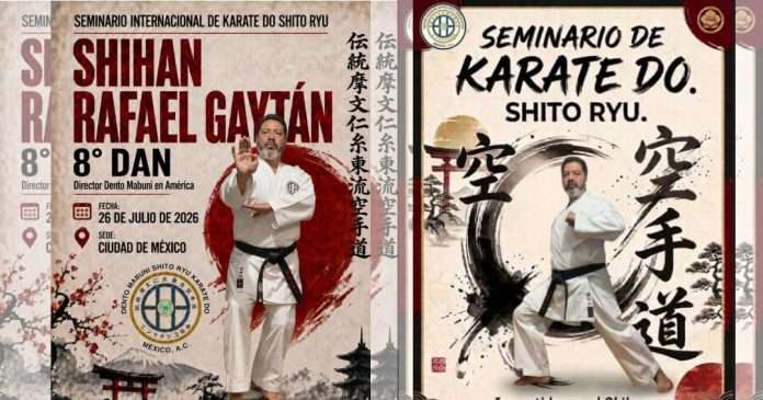 Dento Mabuni Shito Ryu anuncia intensos seminarios en Querétaro y la CDMX Shihan Rafael Gaytán impartirá cátedra técnica de Dento Mabuni Shito Ryu Karate Do.