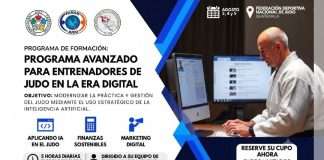 El Judo continental se moderniza, la CPJ convoca al Programa Avanzado para Entrenadores en la Era Digital Entrenadores de judo en capacitación sobre herramientas digitales e Inteligencia Artificial.