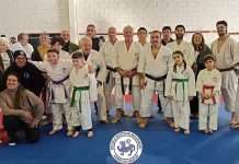 Escuela Shotokan Maldonado logra medallero perfecto en el Torneo ISKF Uruguay 2026 Delegación de la Escuela Shotokan Maldonado celebrando el podio completo en el Torneo ISKF Uruguay 2026.