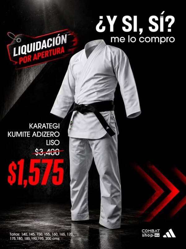 Karategui Kumite Adizero Liso