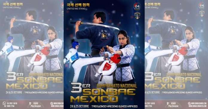 La CDMX será sede del 3 Campeonato Nacional Sonbae México de artes marciales coreanas La CDMX albergará el 3.er Campeonato Nacional Sonbae México de Taekwondo, Hapkido y Haedong Gumdo.