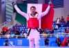 Más oro, platas y bronces para el Taekwondo mexicano en Santo Domingo 2026 Iker Casas celebra la medalla de oro en taekwondo -80 kg en Santo Domingo 2026.