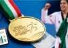 Medallistas de los Centroamericanos Santo Domingo 2026 recibirán estímulos económicos Medalla de oro sobre el tatami representando los estímulos económicos de la CONADE.