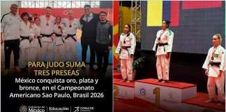 México conquista Oro, Plata y Bronce en el Campeonato Americano de Para Judo 2026 La selección nacional de parajudo sumó puntos cruciales en Brasil en el arranque del ciclo hacia Los Ángeles 2028.