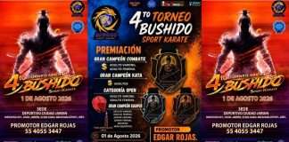 Premios en efectivo y trofeos especiales marcarán el 4.° Torneo Bushido Sport Karate en Neza El certamen del 1 de agosto en el Estado de México ofrecerá una premiación histórica para los competidores.