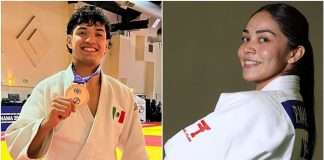 Robin Jara y Paulina Martínez conquistan plata y bronce en el judo de Santo Domingo 2026 Robin Jara y Paulina Martínez celebrando sus medallas de judo en Santo Domingo 2026.