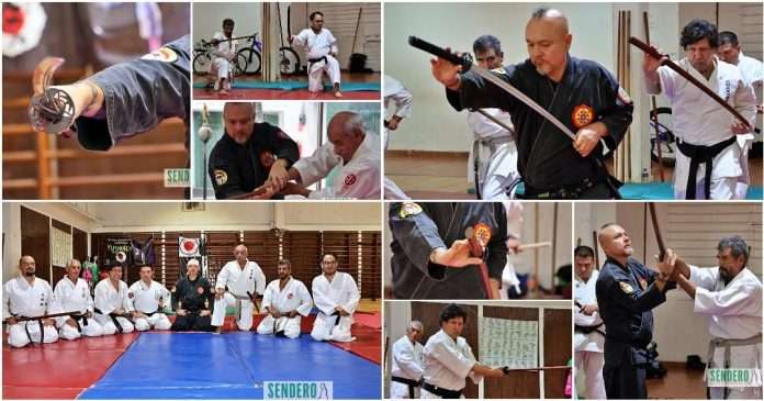 Shihan Hugo Escamilla compartió los secretos de la Katana y el Rokushakubo en el Deportivo Xochimilco.