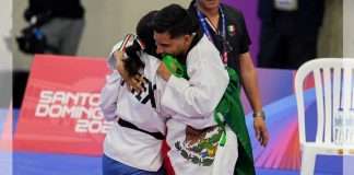 Taekwondo mexicano brilla con dos oros y plata en Santo Domingo 2026 William Arroyo y Cecilia Lee celebrando las medallas de oro en Taekwondo Poomsae en Santo Domingo 2026.