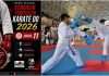 Todo listo para el Torneo Nacional Kengikan Tomodachi 2026 en el Plan Sexenal Áreas de competencia instaladas en el Domo del Plan Sexenal para un torneo nacional de karate.