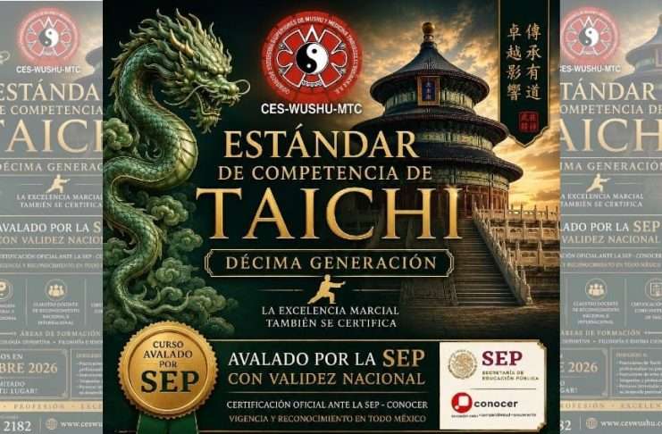 Ya viene la 10.ª Generación del Estándar de Competencia de Taichi con aval SEP-CONOCER La nueva generación de instructores certificados iniciará actividades en septiembre de 2026.