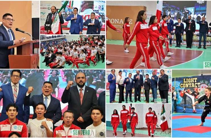 Abanderan a las Selecciones Nacionales de Kickboxing rumbo a Chile e Italia Ceremonia de abanderamiento de la Selección Mexicana de Kickboxing en la CONADE.
