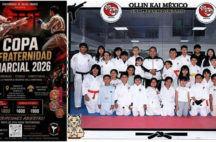 Aumenta la expectación por la I Copa Fraternidad Marcial en Iztapalapa; Shotokan Ollin Kai México alista a su delegación Competidores de Karate Do practicando para la I Copa Fraternidad Marcial en Iztapalapa.