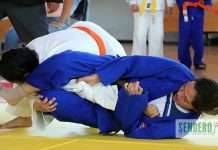 El Deportivo G-3 albergará el Torneo de Aniversario Club Judokata Competidores de judo durante un combate en el Torneo de Aniversario Club Judokata.
