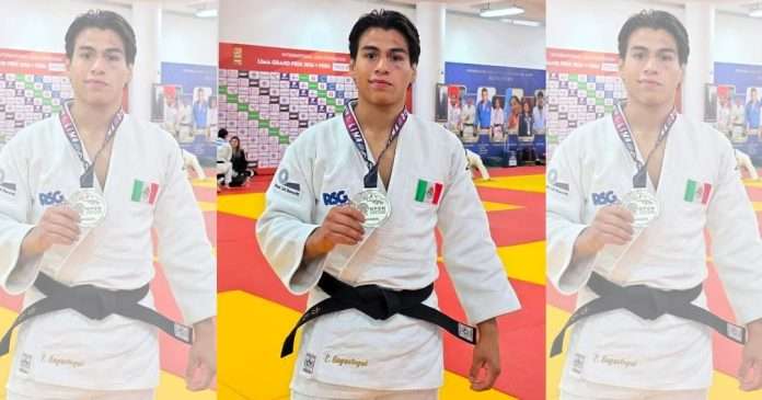 El mexicano Eduardo Sagástegui conquistó el subcampeonato panamericano de Judo en Lima, Perú.