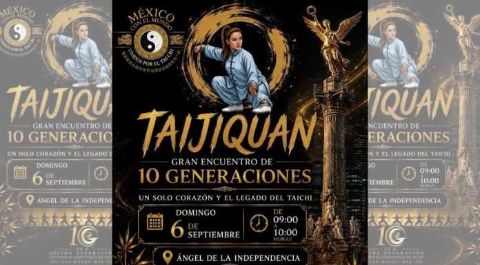 Festejarán la 10.ª Generación del Estándar de Taichi SEP-CONOCER con clase abierta en el Ángel de la Independencia Práctica masiva de Taichi a un costado del Ángel de la Independencia en la CDMX.
