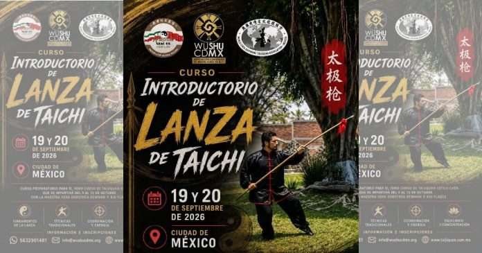 Impartirán Curso Introductorio de Lanza de Taichi rumbo al Seminario Internacional Sistema Chen con Maestros Alemanes El Curso Introductorio de Lanza de Taichi se impartirá los días 19 y 20 de septiembre en la CDMX.