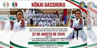 Impartirán el “Kokai Gasshuku”, entrenamiento intensivo de Karate en apoyo al equipo mexicano IKU rumbo a Eslovenia Cartel oficial del Kokai Gasshuku en apoyo a la delegación mexicana IKU de Karate.